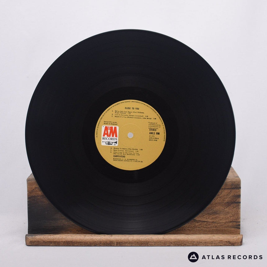 Carpenters - Close To You - LP Vinyl Record - EX/EX