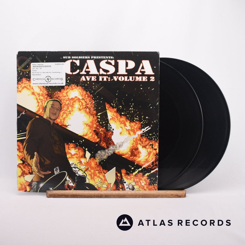 Caspa Ave It: Volume 2 2 x 12" Vinyl Record - Front Cover & Record
