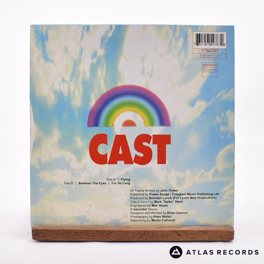 Cast - Flying - White Insert 7" Vinyl Record - NM/NM