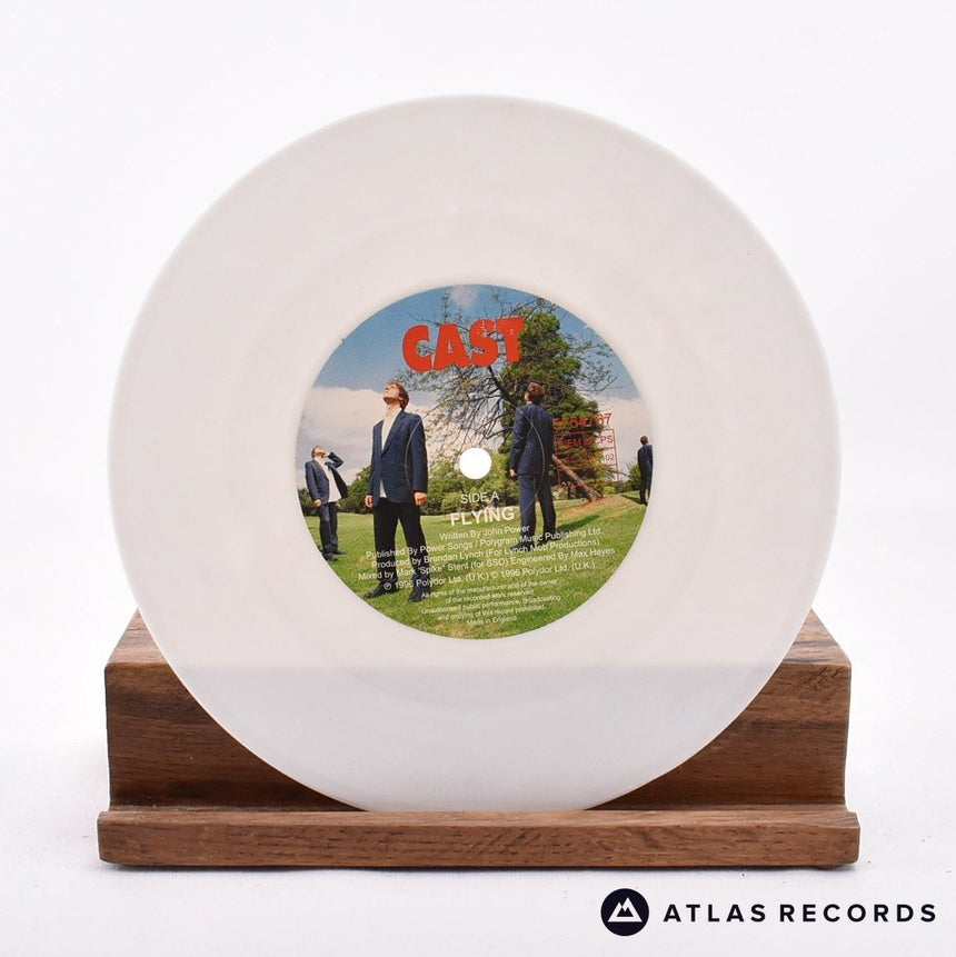 Cast - Flying - White Insert 7" Vinyl Record - NM/NM