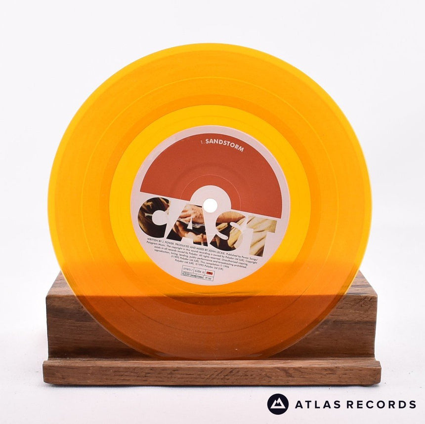 Cast - Sandstorm - Orange Translucent Insert 7" Vinyl Record - NM/NM