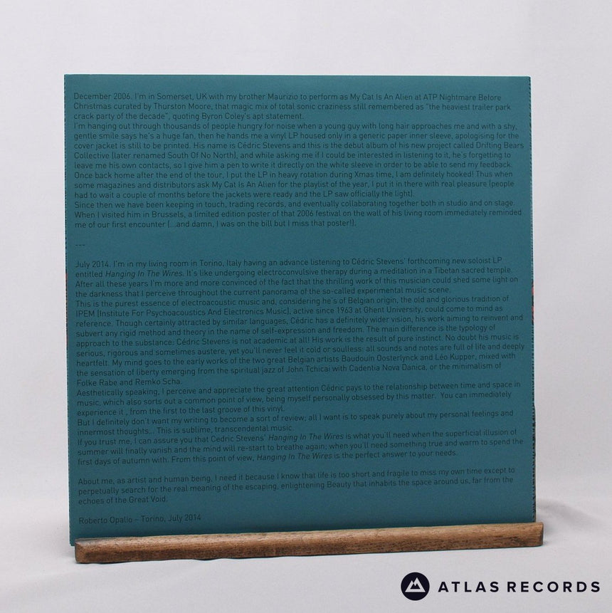 Cédric Stevens - Hanging In The Wires - LP Vinyl Record - NM/NM