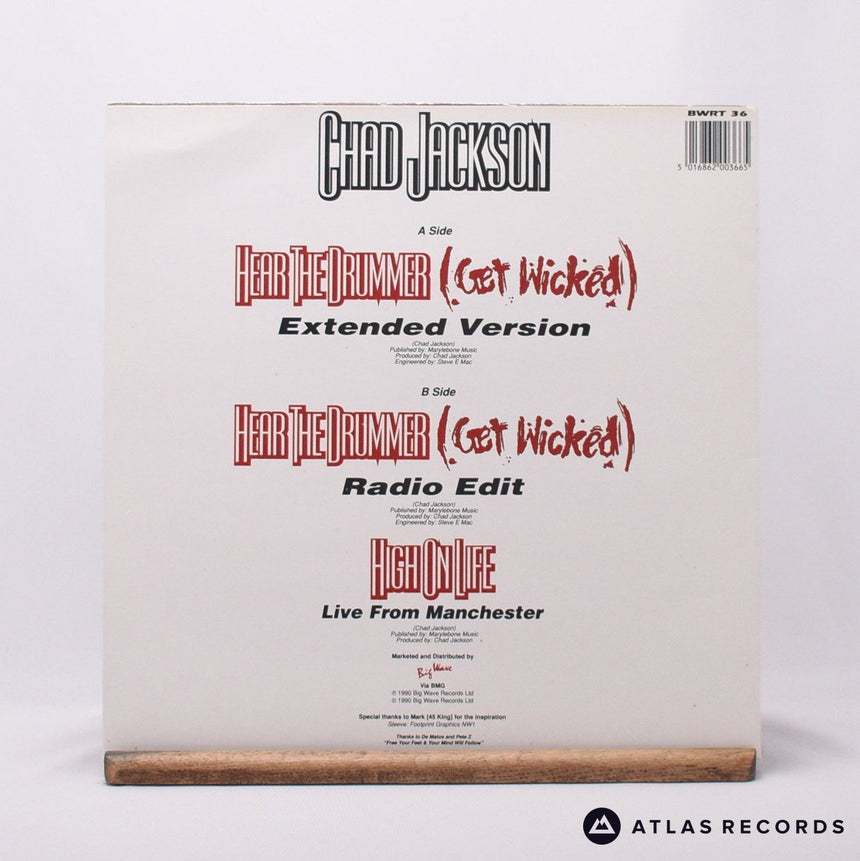 Chad Jackson - Hear The Drummer (Get Wicked) - 12" Vinyl Record - EX/EX