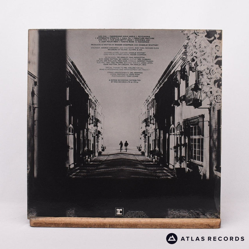 Chapman-Whitney - Streetwalkers - Lyric Sheet A2 B1 LP Vinyl Record - EX/EX
