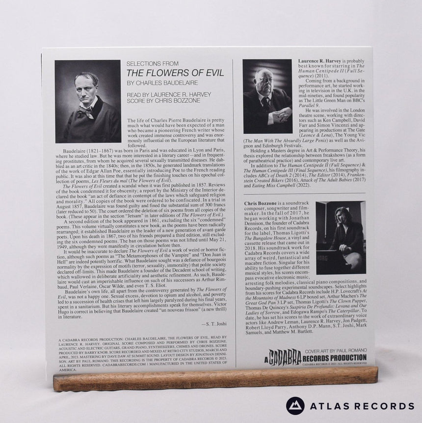 Charles Baudelaire - The Flowers Of Evil - LP Vinyl Record - NM/EX