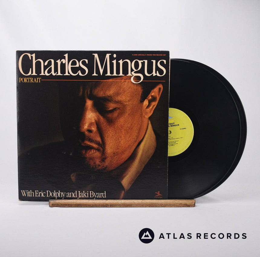 Charles Mingus Portrait Double LP Vinyl Record - Front Cover & Record