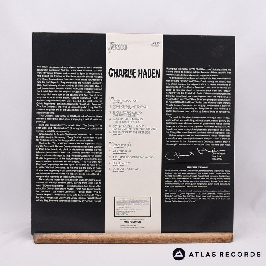 Charlie Haden - Liberation Music Orchestra - Reissue LP Vinyl Record - EX/EX