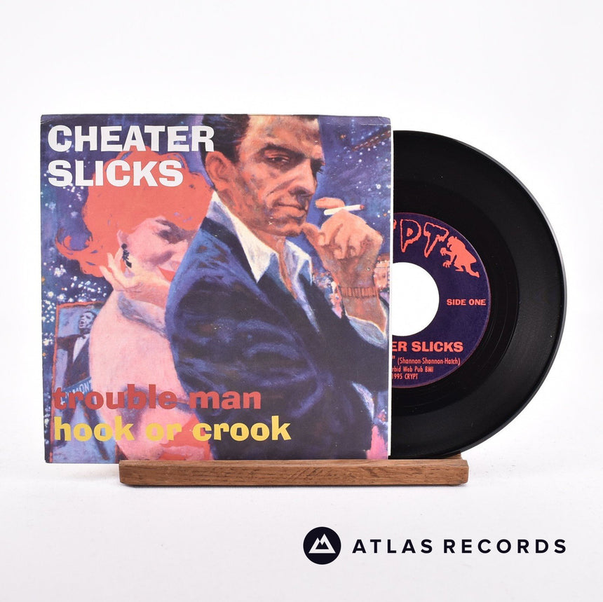 Cheater Slicks Trouble Man 7" Vinyl Record - Front Cover & Record