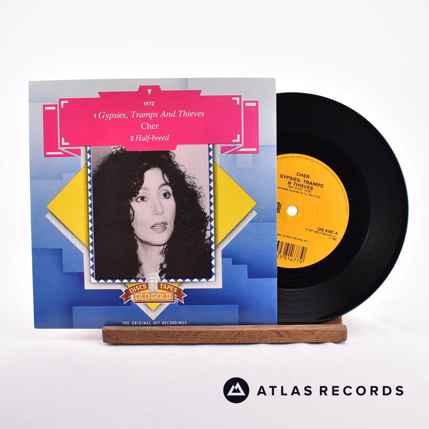 Cher Gypsies, Tramps And Thieves 7" Vinyl Record - Front Cover & Record