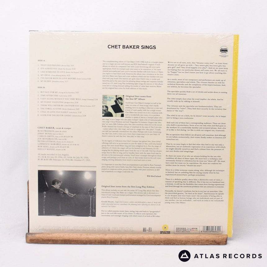 Chet Baker - Chet Baker Sings - 180G Yellow Mono LP Vinyl Record - NEW