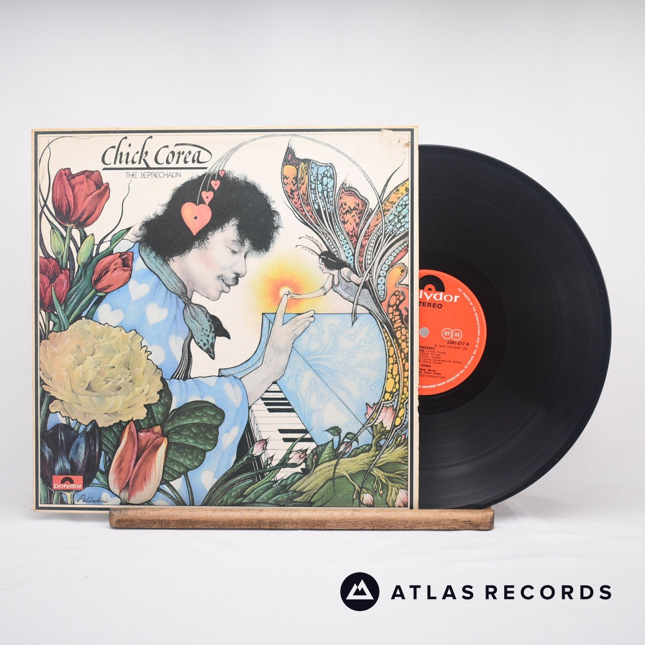 Chick Corea The Leprechaun LP Vinyl Record - Front Cover & Record