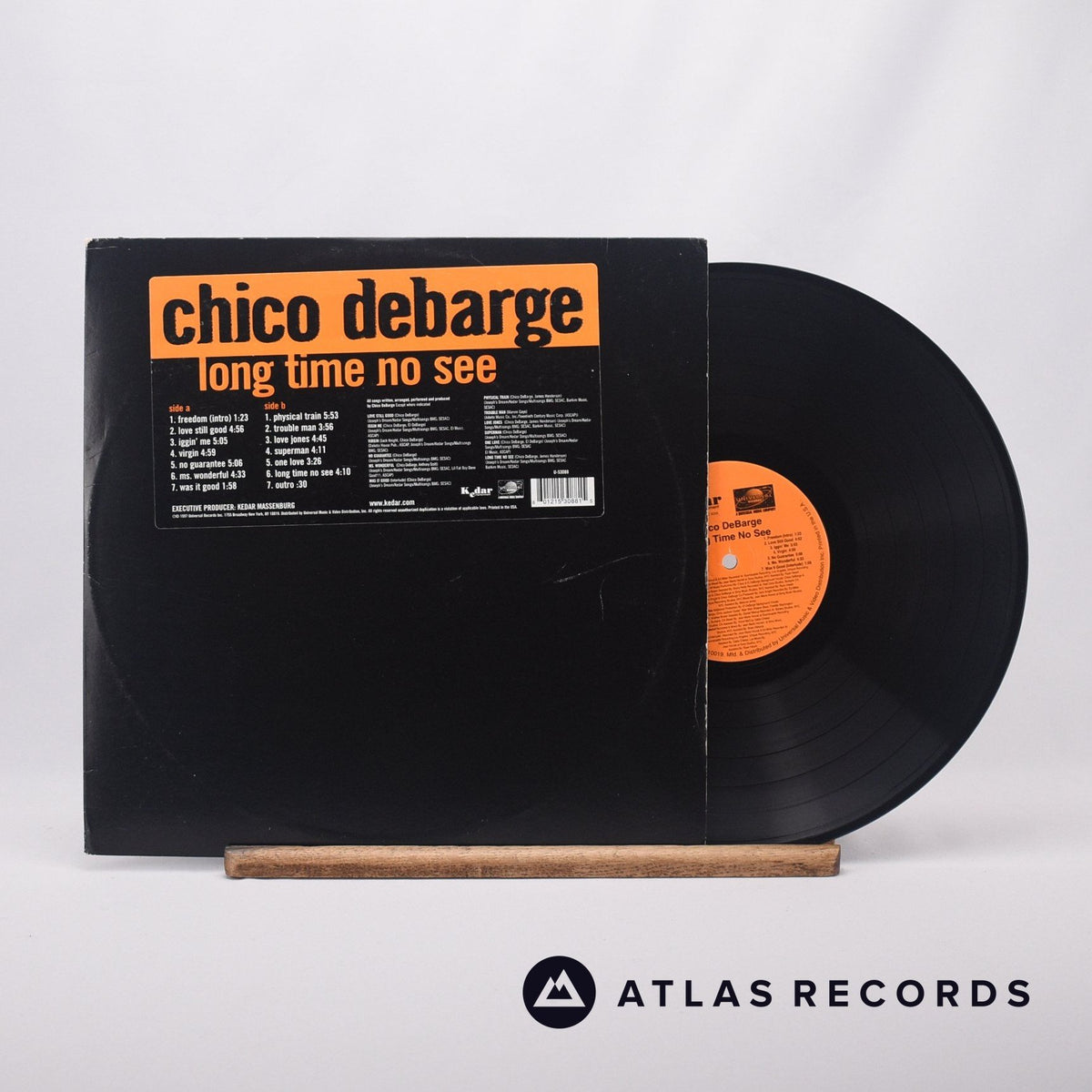 Chico DeBarge Long Time No See LP Vinyl Record VG+/VG+ – Atlas Records