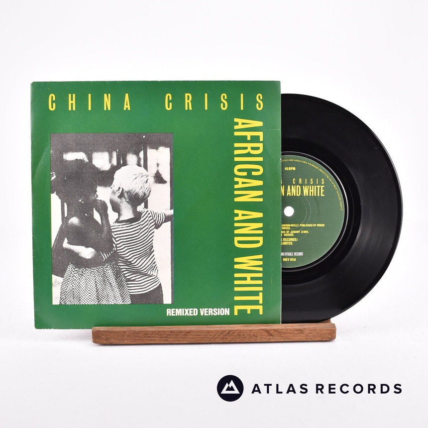 China Crisis African And White 7" Vinyl Record - Front Cover & Record