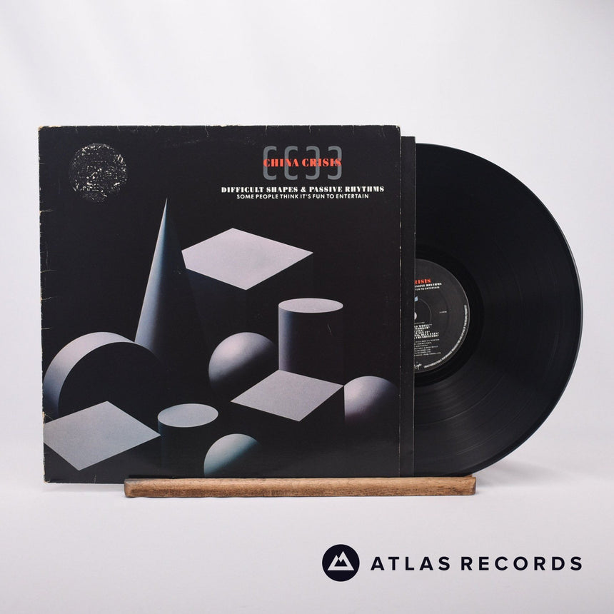 China Crisis Difficult Shapes & Passive Rhythms - Some People Think It's Fun To Entertain LP Vinyl Record - Front Cover & Record