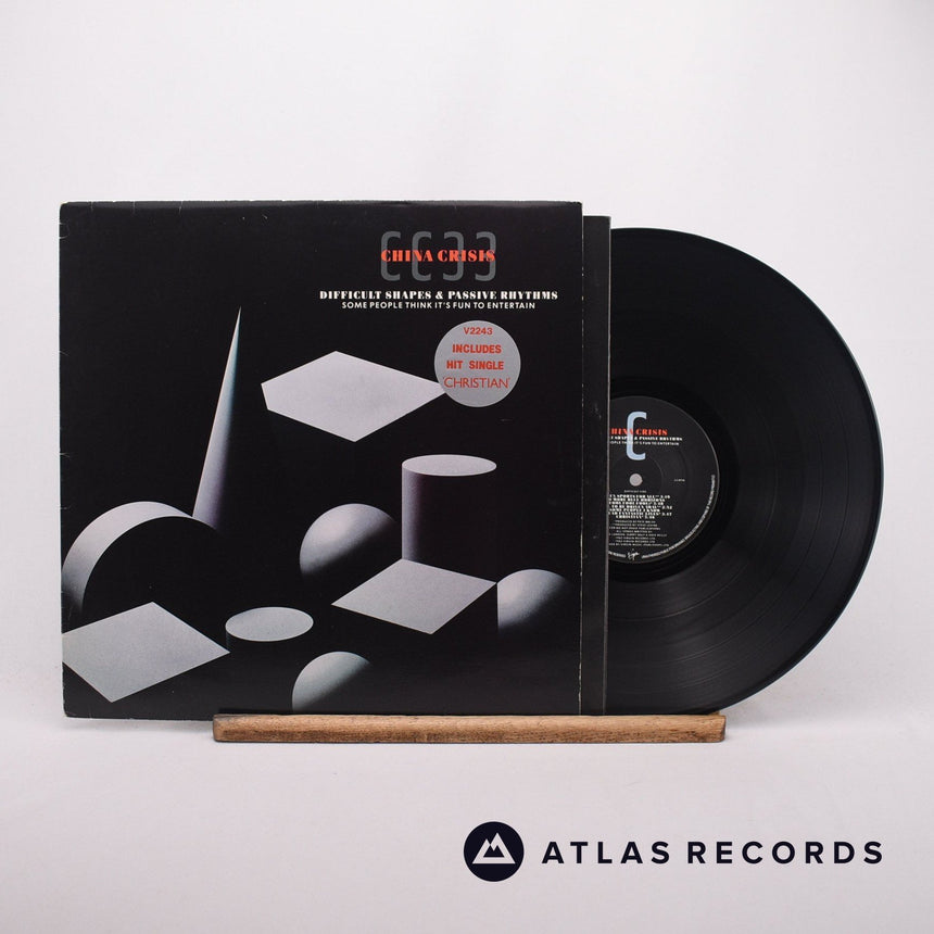 China Crisis Difficult Shapes & Passive Rhythms - Some People Think It's Fun To Entertain LP Vinyl Record - Front Cover & Record