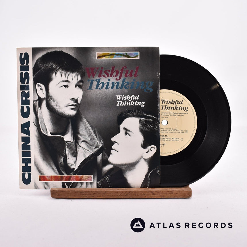 China Crisis Wishful Thinking 7" Vinyl Record - Front Cover & Record