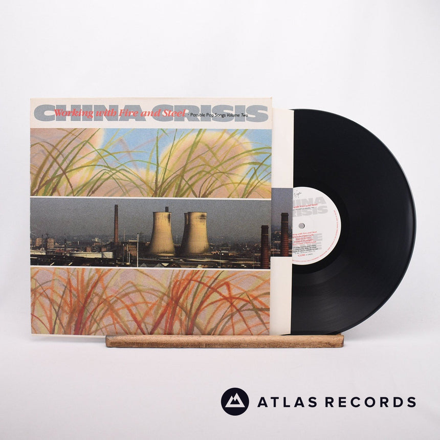 China Crisis Working With Fire And Steel LP Vinyl Record - Front Cover & Record