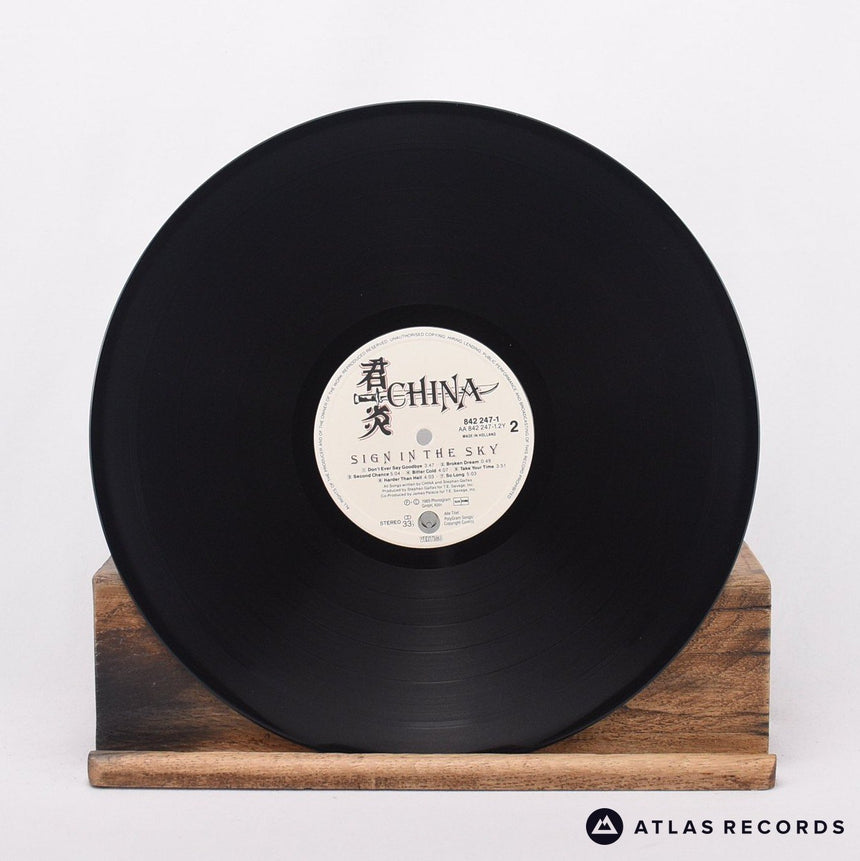 China - Sign In The Sky - LP Vinyl Record - VG+/EX