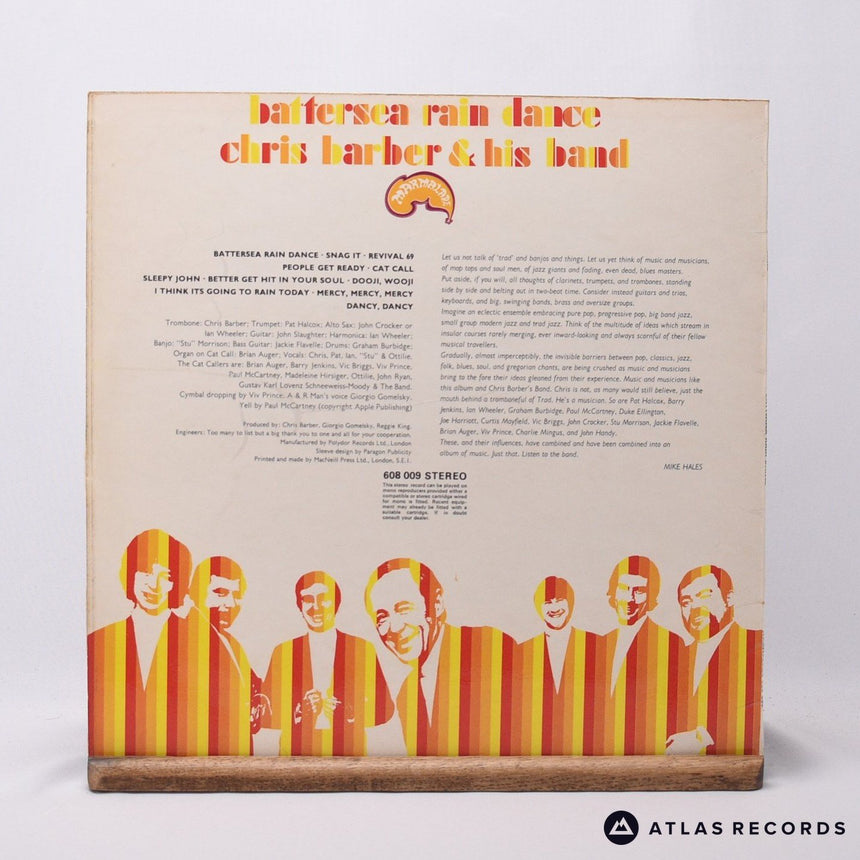 Chris Barber's Jazz Band - Battersea Rain Dance - LP Vinyl Record - EX/VG+