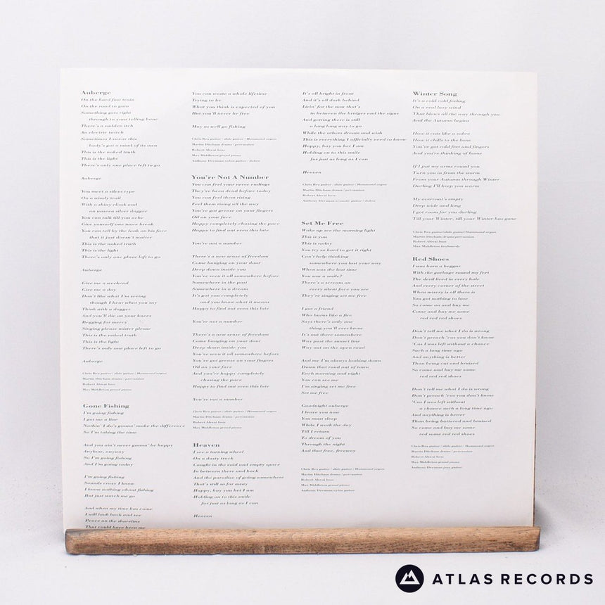 Chris Rea - Auberge - Special Edition A3 B LP Vinyl Record - VG+/EX