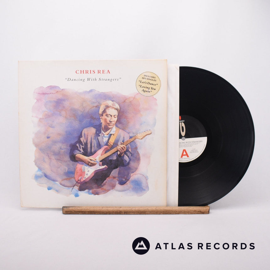 Chris Rea Dancing With Strangers LP Vinyl Record - Front Cover & Record
