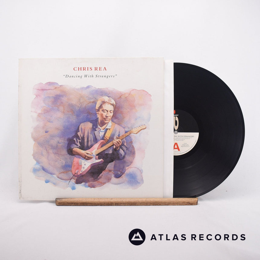 Chris Rea Dancing With Strangers LP Vinyl Record - Front Cover & Record