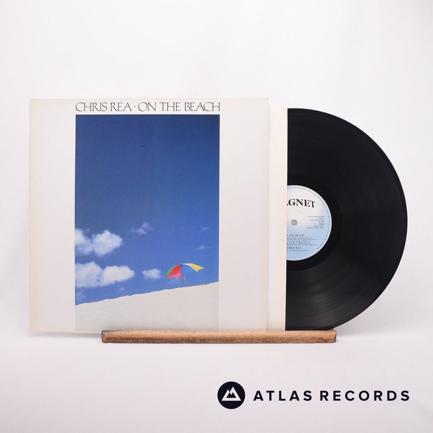 Chris Rea On The Beach LP Vinyl Record - Front Cover & Record