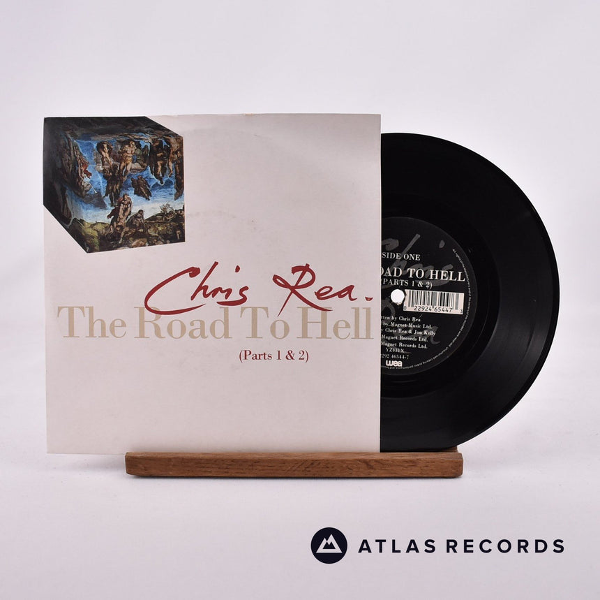 Chris Rea The Road To Hell 7" Vinyl Record - Front Cover & Record