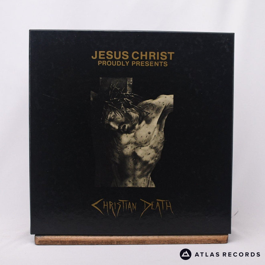 Christian Death Jesus Christ Proudly Presents Box Set Vinyl Record - Front Cover & Record