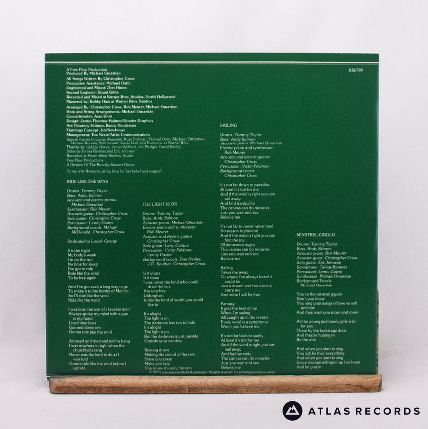 Christopher Cross - Christopher Cross - Strawberry LP Vinyl Record - VG+/VG+
