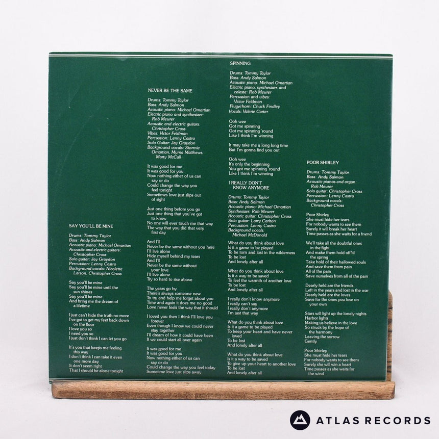 Christopher Cross - Christopher Cross - Us LP Vinyl Record - VG+/VG+