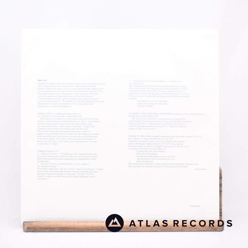 Christopher Parkening - Simple Gifts - LP Vinyl Record - EX/EX