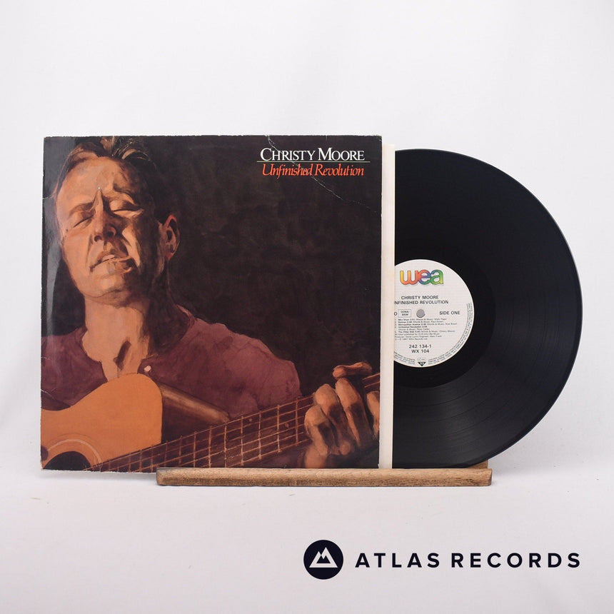 Christy Moore Unfinished Revolution LP Vinyl Record - Front Cover & Record