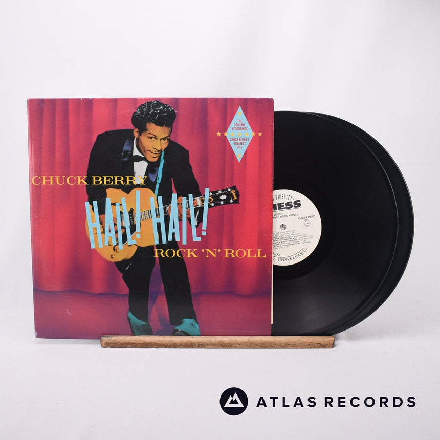 Chuck Berry Hail! Hail! Rock 'N' Roll 2 x LP Vinyl Record - Front Cover & Record