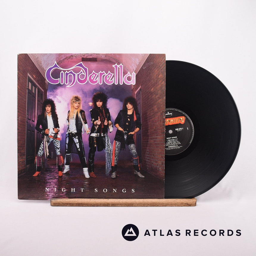 Cinderella Night Songs LP Vinyl Record - Front Cover & Record