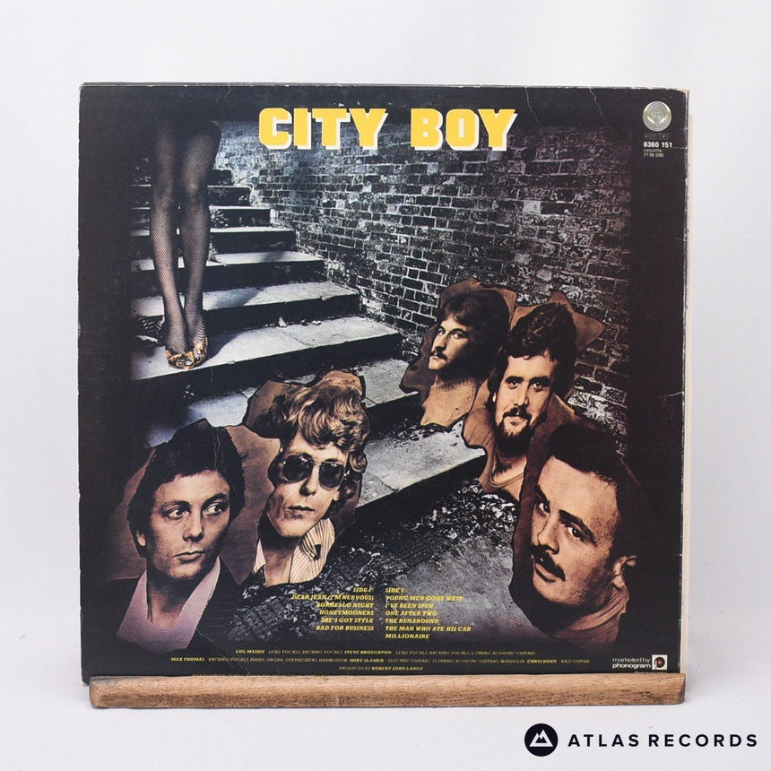 City Boy - Young Men Gone West - LP Vinyl Record - VG+/VG+