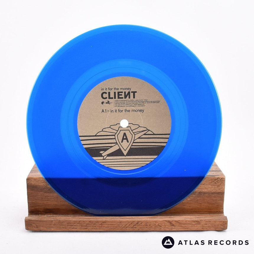 Client - In It For The Money - Blue Limited Edition 7" Vinyl Record - NM/EX
