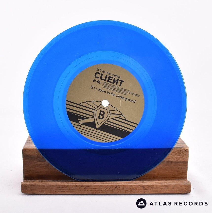 Client - In It For The Money - Blue Limited Edition 7" Vinyl Record - NM/NM