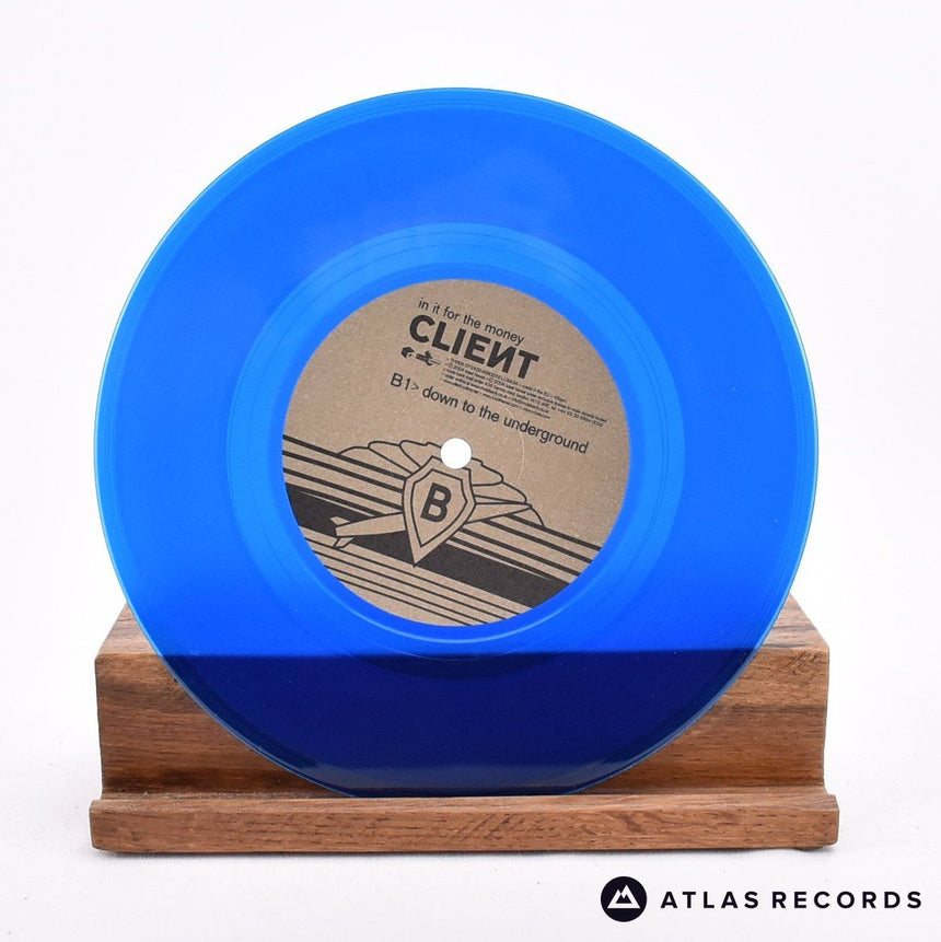 Client - In It For The Money - Blue Limited Edition 7" Vinyl Record - NM/NM