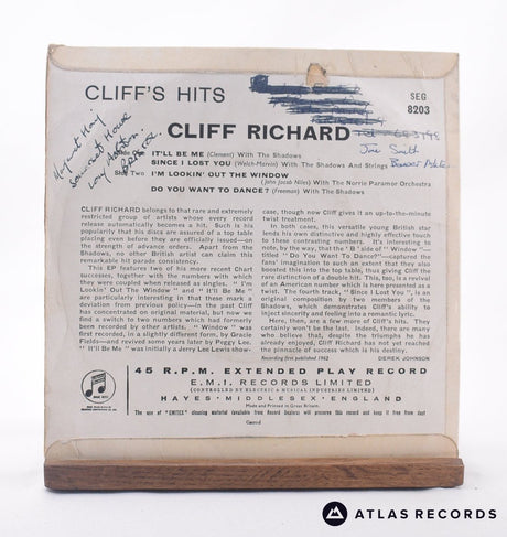 Cliff Richard - Cliff's Hits - 7" EP Vinyl Record - VG/VG+