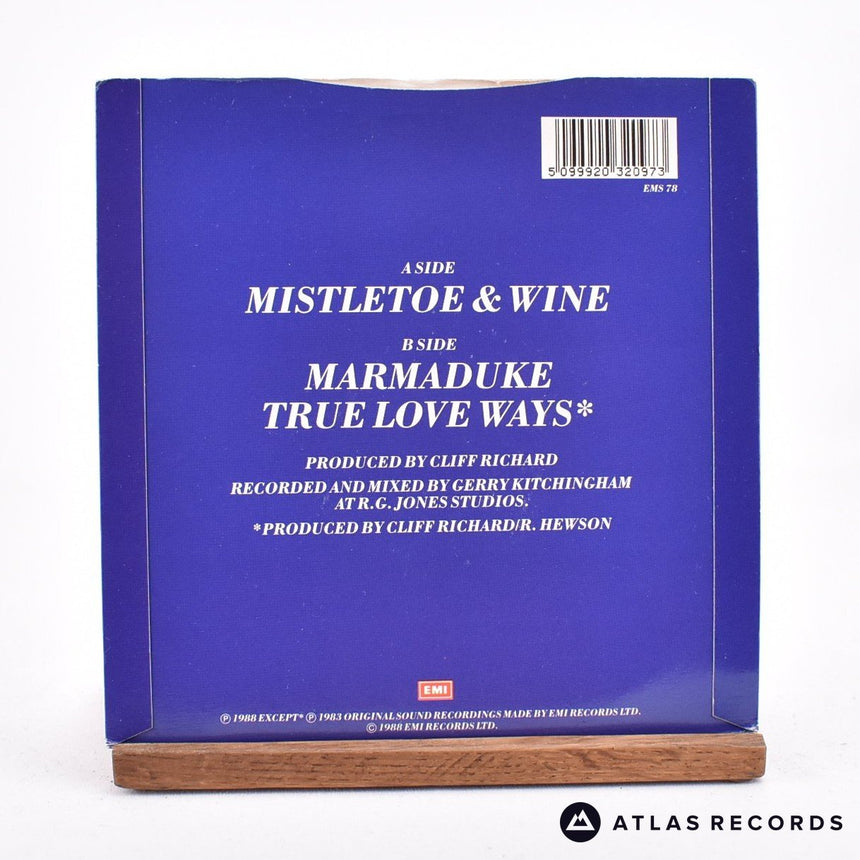 Cliff Richard - Mistletoe & Wine - 7" Vinyl Record - VG+/VG+