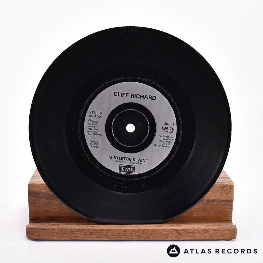 Cliff Richard - Mistletoe & Wine - 7" Vinyl Record - VG+/EX