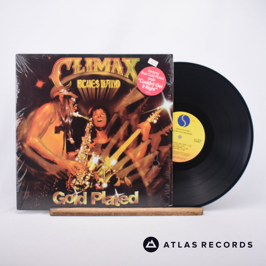Climax Blues Band Gold Plated LP Vinyl Record - Front Cover & Record