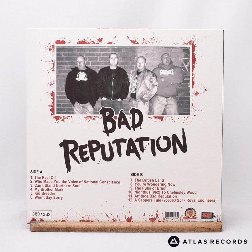 Close Shave - Bad Reputation - White/Black/Red Marbled LP Vinyl Record - NM/NM