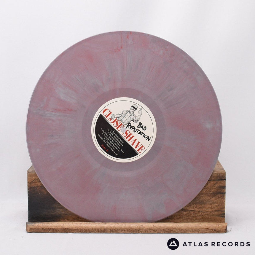 Close Shave - Bad Reputation - White/Black/Red Marbled LP Vinyl Record - NM/NM
