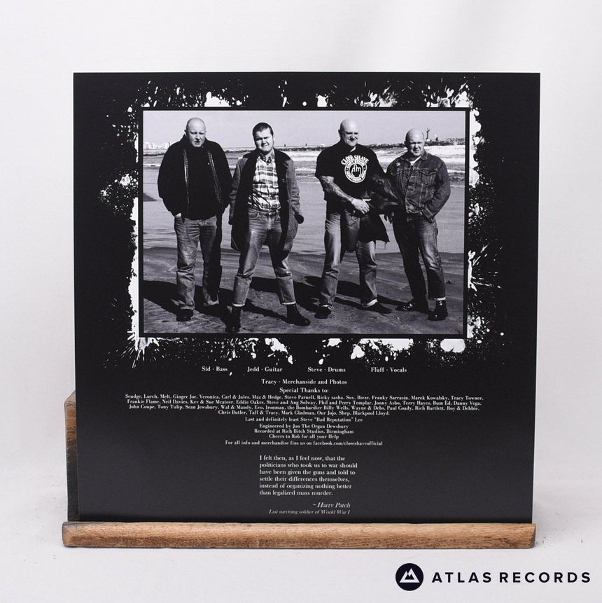 Close Shave - Bad Reputation - White/Black/Red Marbled LP Vinyl Record - NM/NM