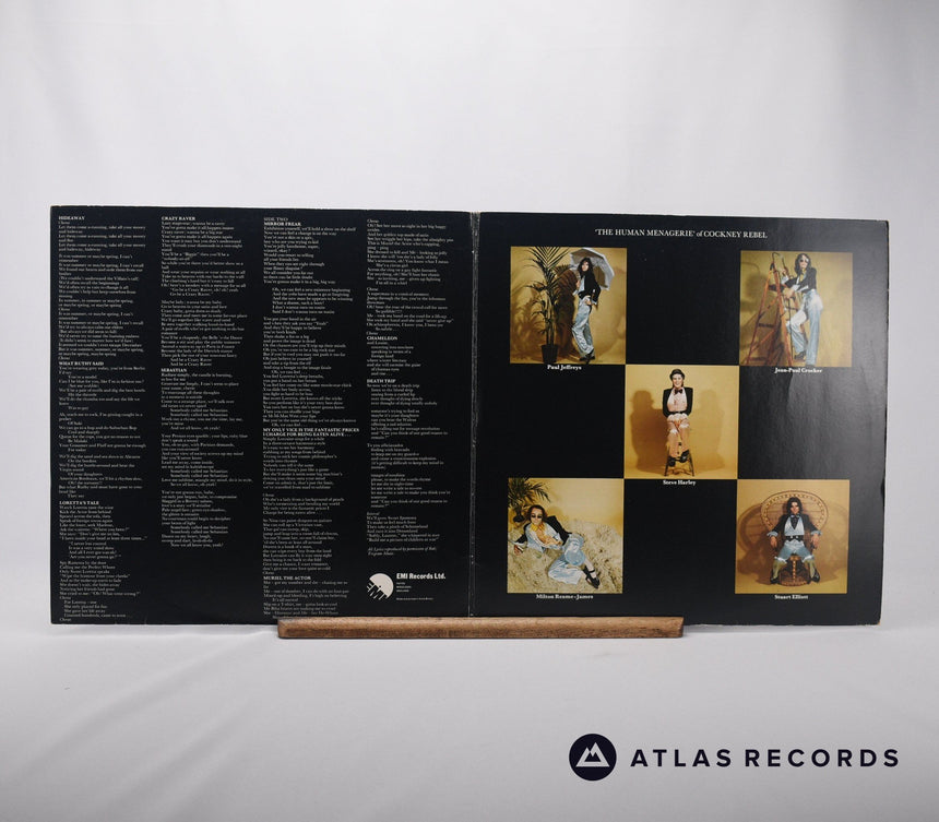 Cockney Rebel - The Human Menagerie - Gatefold LP Vinyl Record - VG+/EX