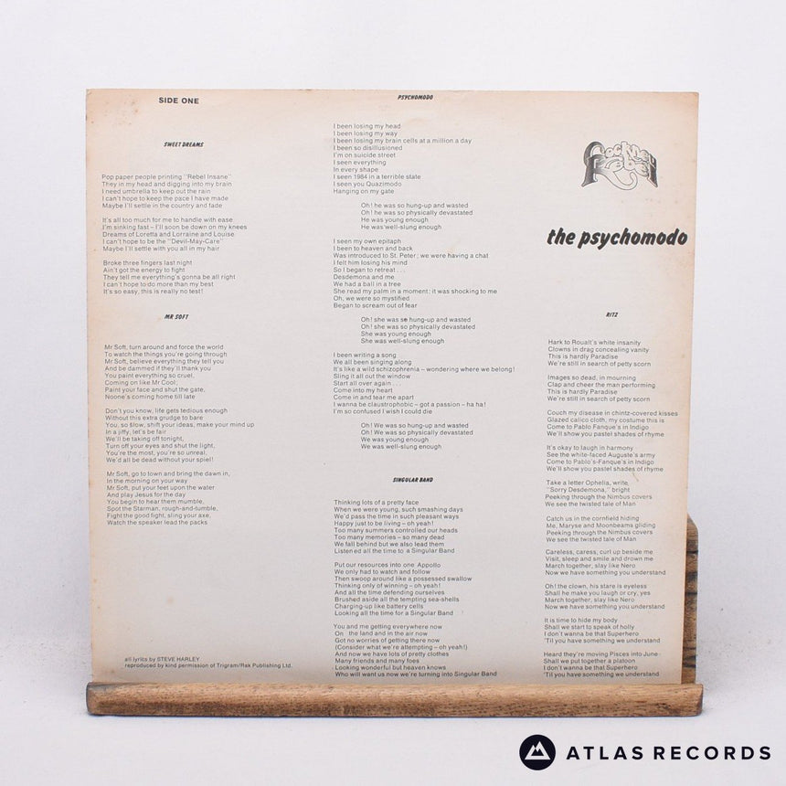 Cockney Rebel - The Psychomodo - Lyric Sheet LP Vinyl Record - VG+/VG+