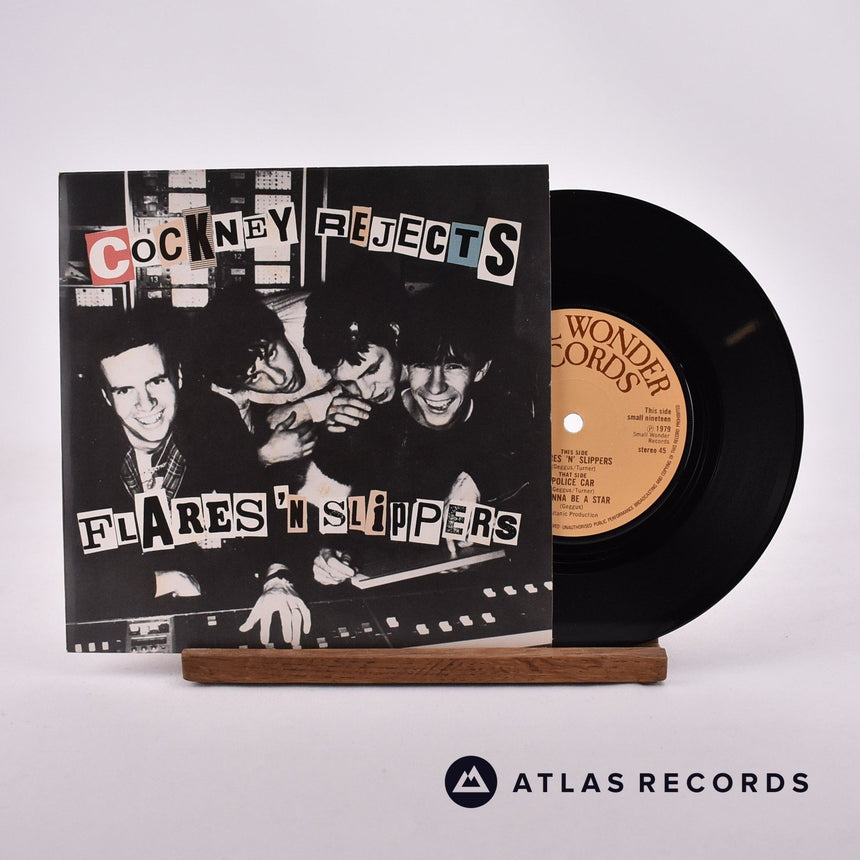 Cockney Rejects Flares 'n Slippers 7" Vinyl Record - Front Cover & Record