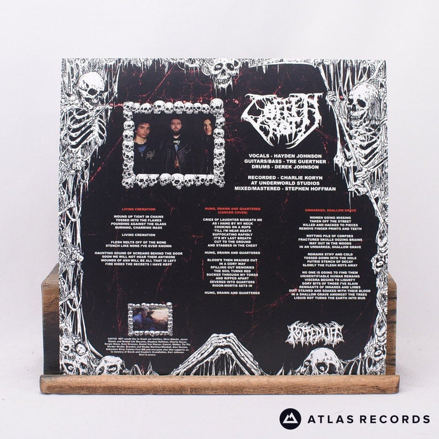 Coffin Rot - Split - Red Splatter On White 12" Vinyl Record - EX/NM